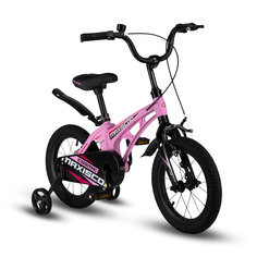 Детский велосипед MAXISCOO Cosmic 14 Стандарт Плюс 2024 розовый матовый