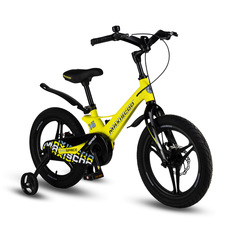 Детский велосипед MAXISCOO Space 16 Делюкс 2024 желтый матовый