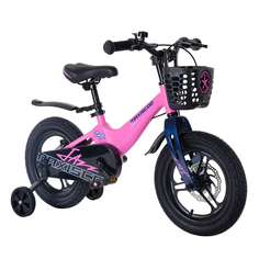 Детский велосипед MAXISCOO Jazz 14 Pro 2024 розовый матовый