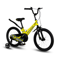 Детский велосипед MAXISCOO Space 18 Стандарт 2024 желтый матовый