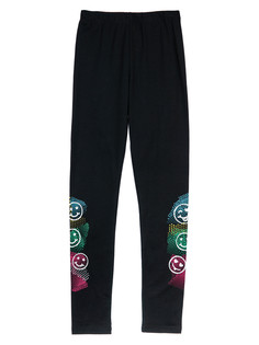 Леггинсы детские PlayToday 12421357, черный, 164