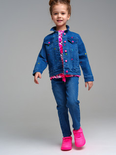 Куртка джинсовая детская PlayToday 12422333, синий, 110