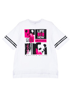 Футболка детская PlayToday 12421902, белый, 164