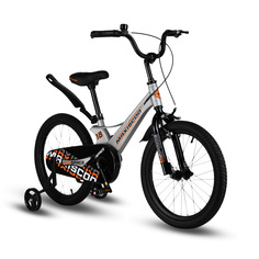Детский велосипед MAXISCOO Space 18 Стандарт 2024 серый жемчуг