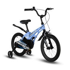 Детский велосипед MAXISCOO Cosmic 16 Стандарт 2024 небесно-голубой матовый