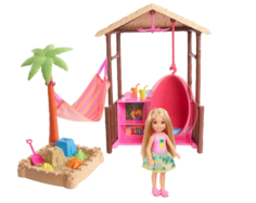 Набор игровой Barbie Челси в хижине Тики FWV24 Барби из серии Путешествия