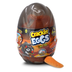 Мягкая игрушка CrackinEggs Динозавр 12 см в яйце оранжевый SK012
