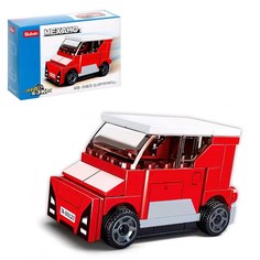 Конструктор Sluban Тачка, 9590268, красный, 55 дет
