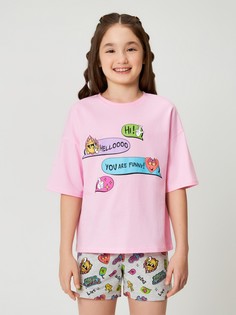 Пижама детская Acoola 20234280010, розовый, 146