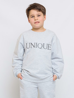 Свитшот детский Batik 032_БП24, светло-серый меланж, 146 Батик