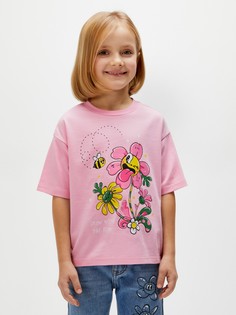 Футболка детская Acoola 20220510155, розовый, 98