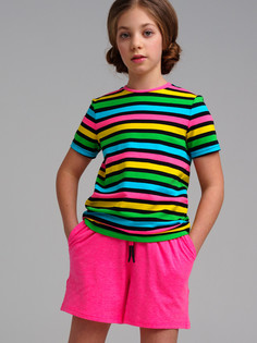 Футболка детская PlayToday 12421956, разноцветный, 140