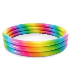 Бассейн надувной детский INTEX Rainbow Ombre Pool от 2-х лет 147смx33см