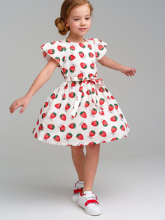 Платье детское PlayToday 12422051, разноцветный, 98