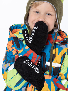Варежки детские NIKASTYLE 14м11924, черный, 12