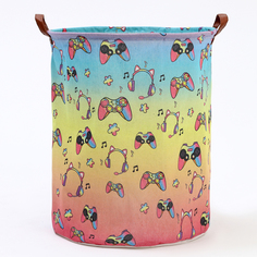 Корзина для игрушек Джойстики 48 x 40 x 40 см No Brand