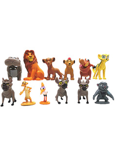 Фигурки StarFriend Король Лев Lion King 12 в 1 Симба Тимон Пумба неподвижные 3-5 см