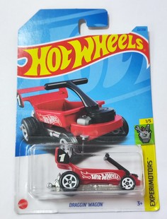 Машинка Hot Wheels базовой коллекции DRAGGIN` WAGON красная C4982/HKG26