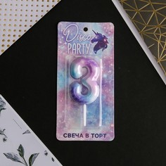 Свеча-цифра в торт «3» Страна Карнавалия