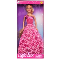 Кукла Defa Lucy Светский раут в розовом длинном вечернем платье 29 см 8308d/розовое Abtoys