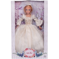 Кукла Defa Lucy Королевский шик в роскошном белом платье и шляпке 29 см 8402d/белое Abtoys