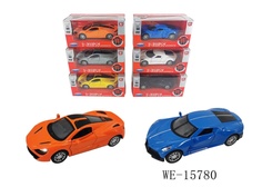 Машинка металл Abtoys АвтоСити C-00522 1:36 Спортивная инерц, свет-звук, 1 шт, в ассорт