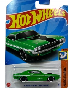 Машинка коллекционная Hot Wheels 70 DODGE HEMI CHALLENGER Mattel 5785/N3758/C4982/N2799/2