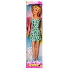 Кукла Defa Lucy Летний наряд Цветочный зеленый сарафан 29 см 8451d/зеленый