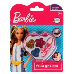 Косметика для девочек Барби тени для век с блестками (мерцание) Милая Леди 70866B4-BAR