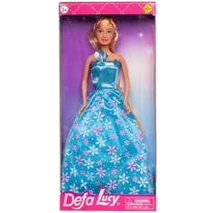 Кукла Defa Lucy Светский раут в голубом длинном вечернем платье 29 см 8308d/голубое Abtoys
