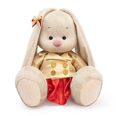 Мягкая игрушка Зайка Ми, в золотом жакете, 18 см No Brand