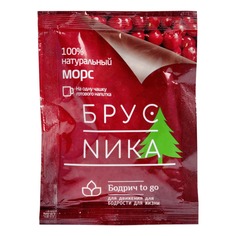 Концентрат для приготовления морса Бодрич Брусника на 1 кружку, в саше, 45 г