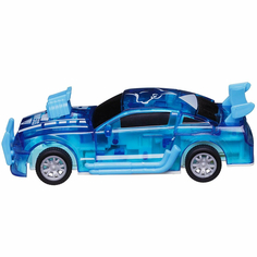 Машинка ABtoys C-00405 разбивающаяся инерционная синяя