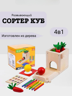 Развивающий сортер куб No Brand