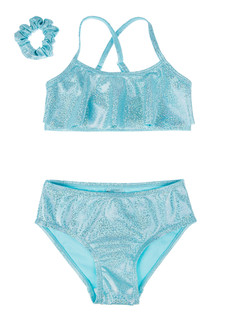 Купальник раздельный детский PlayToday 12422456, синий, 122