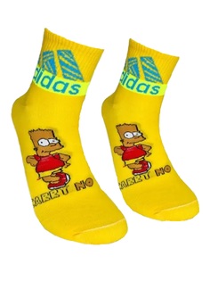 Носки детские Adidas Ad-Simpsons, желтый, 34
