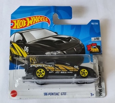 Машинка Hot Wheels 06 PONTIAC GTO черная 5785HCX70