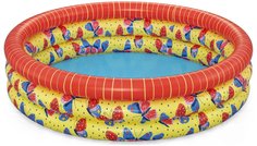 Бассейн надувной Bestway Бабочка 168х38 51202