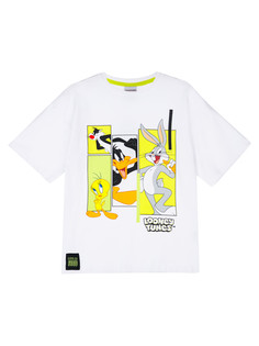 Футболка детская PlayToday 12441135, белый, 170