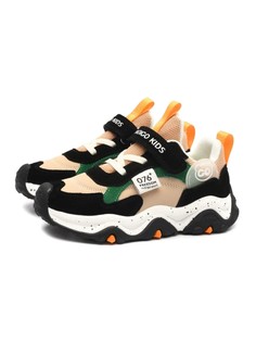 Кроссовки Indigo Kids для мальчиков, размер RU 33, бежевые и чёрные, 97-025B