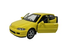 Модель машины Welly 1:38 Honda Civic EG6 желтый 43813