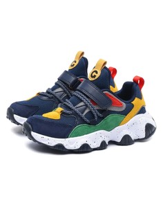 Кроссовки Indigo Kids для мальчиков, размер RU 35, синие и зелёные, 92-053G