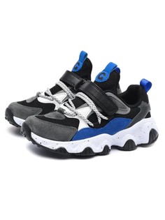 Кроссовки Indigo Kids для мальчиков, размер RU 33, чёрные и синие, 92-053H