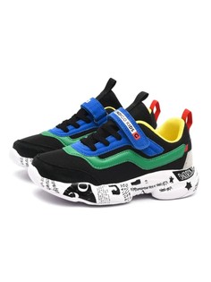 Кроссовки Indigo Kids для мальчиков, размер RU 32, чёрные и мультиколор, 90-301B2