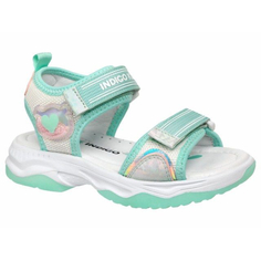Босоножки для девочек Indigo Kids 22-310A зеленые 26 RU