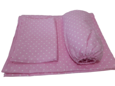 Комплект детского постельного белья Bortiki-solnyshko-moe розовый