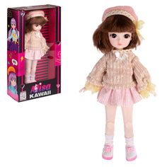 Кукла 1toy Alisa Kawaii 30,5 см, с корот тёмн вол, в кор 18,5х34х8 см