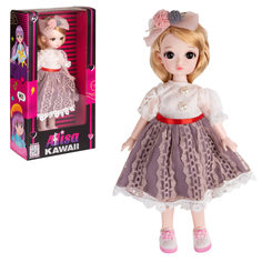 Кукла 1toy Alisa Kawai 30,5 см, с длин светл вол с зак, в кор 18,5х34х8 см