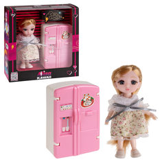 игровой набор Alisa Kawaii mini Кухня Кукла 15,2 см, в кор 20х20х6 см 1toy