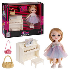 Игровой Набор Alisa Kawaii Mini Пианистка Кукла 15,2 См, В Кор 24,5х20х7,5 См 1toy